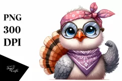 Funny Baby Turkey Dove PNG Product Image 3