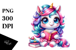 Goofy Baby Unicorn with Snorkel Set PNG Product Image 1