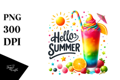Colorful Frozen Drink with Correct Text Product Image 1