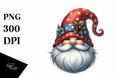 Detailed Christmas Gnome PNG Product Image 3