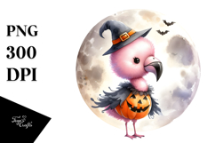Cute Baby Flamingo Halloween Image Product Image 1