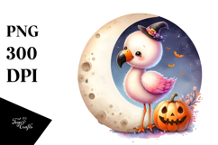 Cute Baby Flamingo Halloween Image Product Image 1