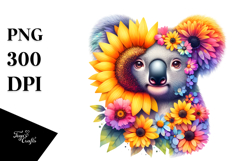 Vibrant Abstract Koala.png Product Image 1