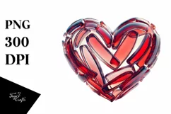 Heart Digital Painting PNG Product Image 1