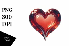 Heart Digital Painting PNG Product Image 1