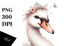 Swan Diva Look | Sublimation Clipart Product Image 1