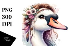 Swan Diva Look | Sublimation Clipart Product Image 3