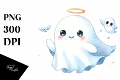Playful Ghost Tshirt|Tumbler|Mug|Clipart Product Image 3