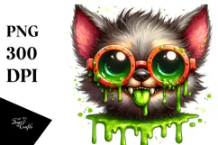 Funny Werewolf with Sunglasses PNG Product Image 1