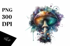Detailed Mystic Mushroom PNG Product Image 3