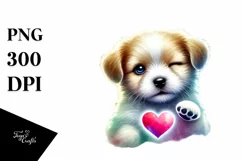 Puppy with Sunglasses PNG Product Image 1