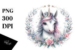 Detailed Baby Unicorn PNG Product Image 1