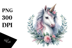 Detailed Baby Unicorn PNG Product Image 1