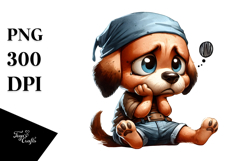 Dramatic Puppy, Transparent PNG Product Image 1
