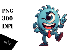 Serious Monster Dance, Cute PNG Product Image 1