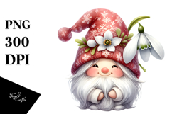 Whimsical Gnome in Beachwear PNG Product Image 1