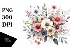 Flower Half of Flowers PNG Product Image 1