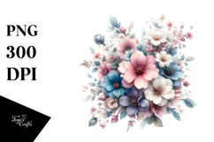 Flower Half of Flowers PNG Product Image 1