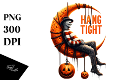 Digital Painting of Fredy Crueger Sitting on Half Moon, Product Image 1