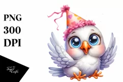 Proud Baby Dove Party Hat | Sublimation | Clipart Product Image 1