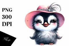 Funny Cute Penguin Rock Sign Clipart Product Image 1