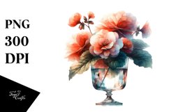 Abstract Begonia | Clipart Product Image 1