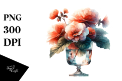 Abstract Begonia | Clipart Product Image 1