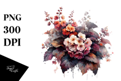 Abstract Begonia | Clipart Product Image 1