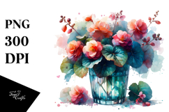 Abstract Begonia | Clipart Product Image 1