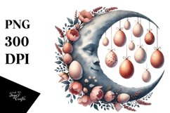 Half Moon with Hanging Eggs, PNG Product Image 1