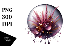 Glossy Heather in Material, PNG Product Image 1