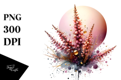 Glossy Heather in Material, PNG Product Image 1