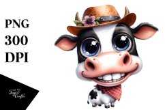 Proud Cow Clipart Expressive Product Image 3