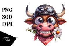 Confused Ox Clipart | Sublimation | Clipart Product Image 3