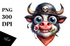 Confused Ox Clipart | Sublimation | Clipart Product Image 1