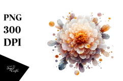 Abstract Marigold Material PNG Product Image 1