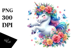 Cute Dancing Unicorn PNG Product Image 1