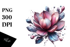 Abstract Watercolor Splash White Background Product Image 3