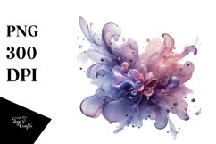 Abstract Shiny Transparent Lavender PNG Product Image 3