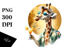 Watercolor Zebra PNG Product Image 1