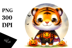 Cute Baby Tiger Halloween Image Product Image 1