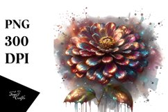 Abstract Watercolor Splash White Background Product Image 3