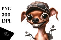 Goofy Dog Clipart | Sublimation | Clipart Product Image 1