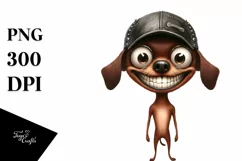 Goofy Dog Clipart | Sublimation | Clipart Product Image 1
