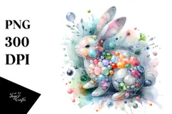 Colorful Bunny Made of PNG Product Image 1