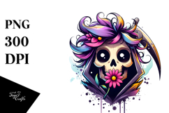Funny Little Demon Design, Vibrant PNG Product Image 1