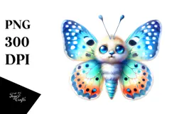 Pastel Baby Butterfly PNG Product Image 1