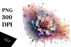 Shiny Abstract Pastel Carnation | Clipart Product Image 3