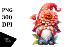 Cute GNOME with Big Hat PNG Product Image 1