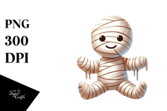 Spooky Mummy Image, High-Res PNG Product Image 1